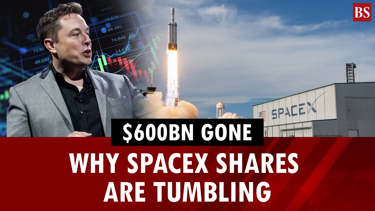 SpaceX lost $600 billion in a week: What spooked investors | SpaceX share price