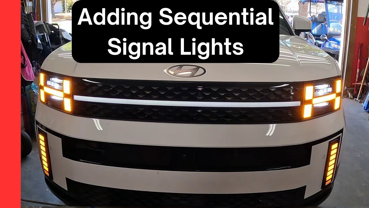 Hyundai Santa Fe Sequential LED Signal Install! (2024, 2025, 2026)
