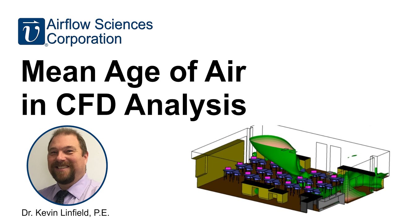 Mean Age of Air In CFD Analysis, with Dr. Kevin Linfield, P.E.