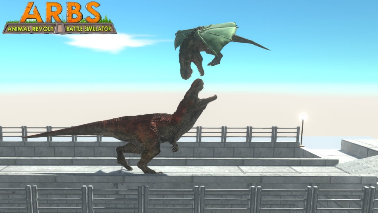 Can anything beat the T-rex Dragon 1v1? |Animal Revolt Battle Simulator