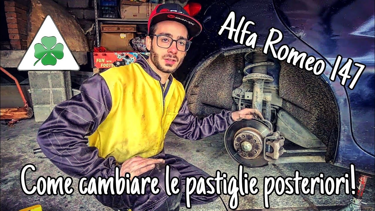 Tutorial | Come cambiare le pastiglie posteriori alla propria auto! 😉 | Alfa Romeo 147 JTDm 120 CV 😎