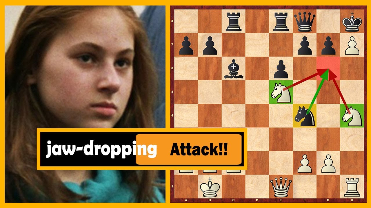 Judit Polgar's Most Brutal Attack Ever