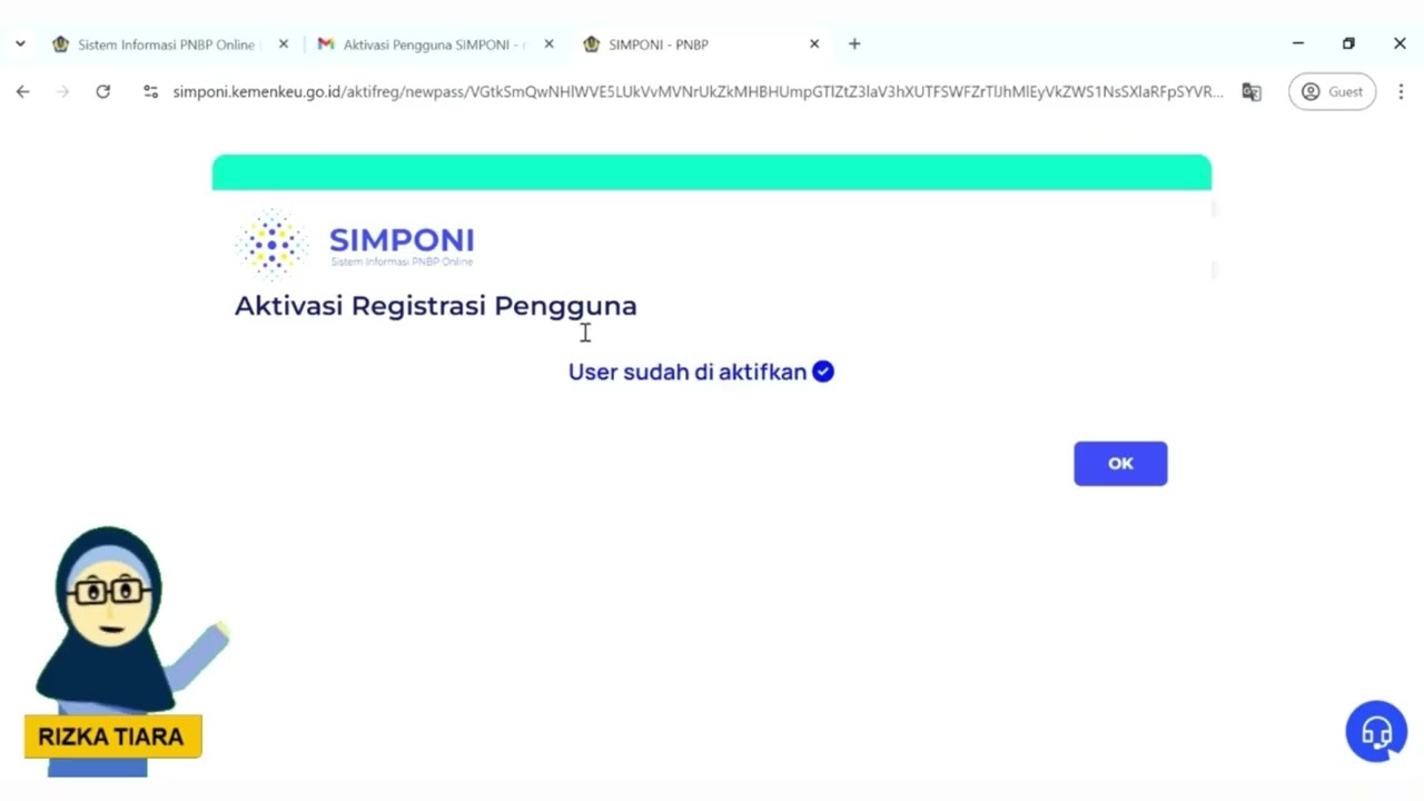 Pembuatan Kode Billing dan Penyetoran Penerimaan Negara Bukan Pajak (PNBP) pada SIMPONI