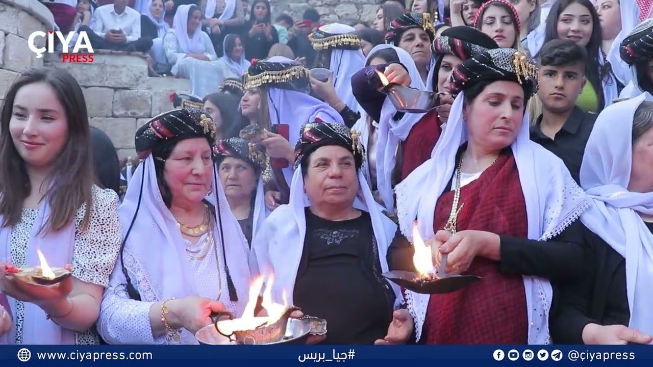 بحضور الآلاف من أتباع الديانة الأيزيدية.. إحياء مراسيم عيد رأس السنة في معبد لالش المقدس