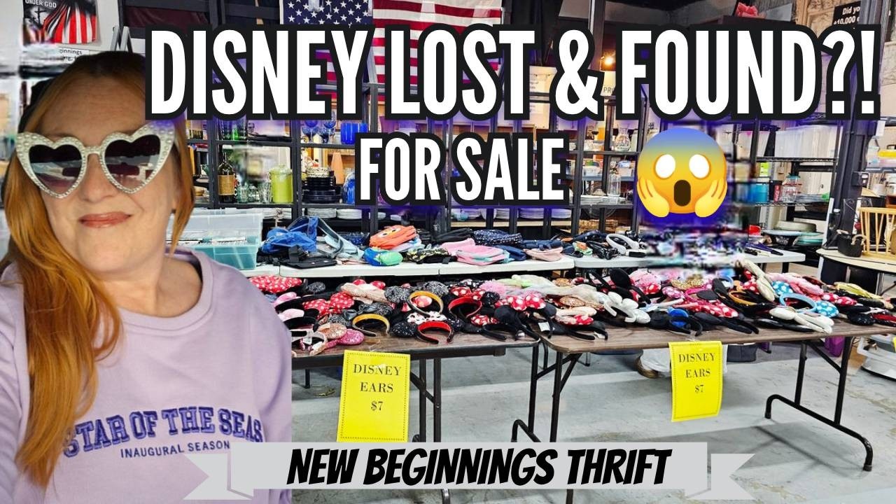 Disney Lost & Found Is FOR SALE?! (This Only Happens a Few Times a Year) New Beginnings Thrift Store
