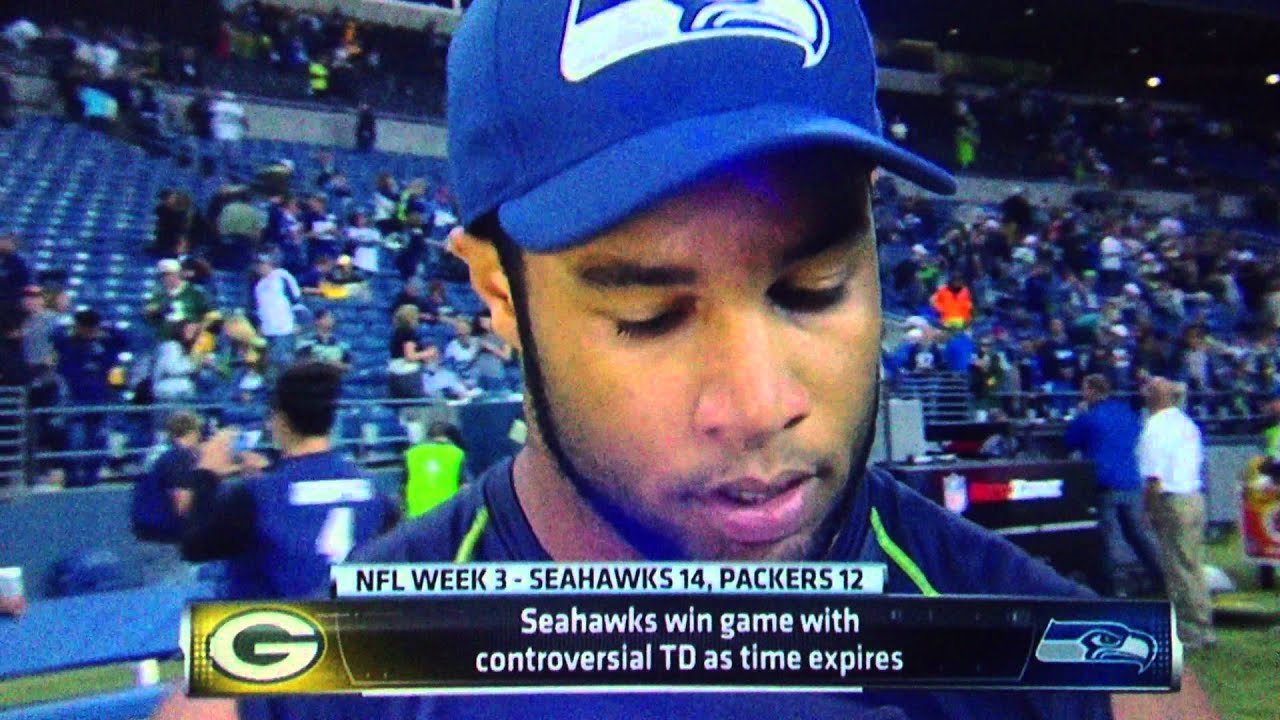 Golden Tate's Interview with Lisa Salters