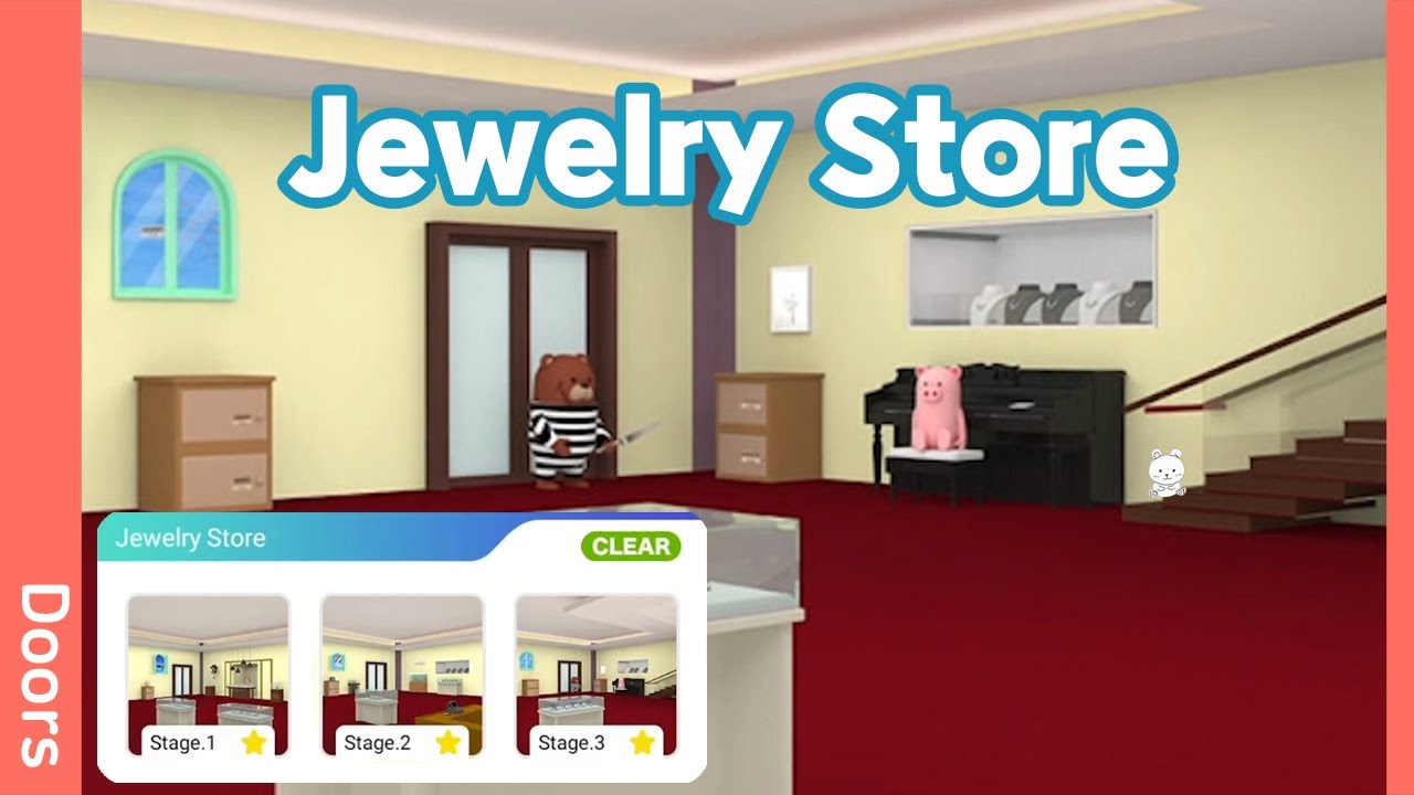 Escape Room Jewelry Store Walkthrough (GBFinger Studio) | 脱出ゲーム DOORS 謎解きパズルゲーム集