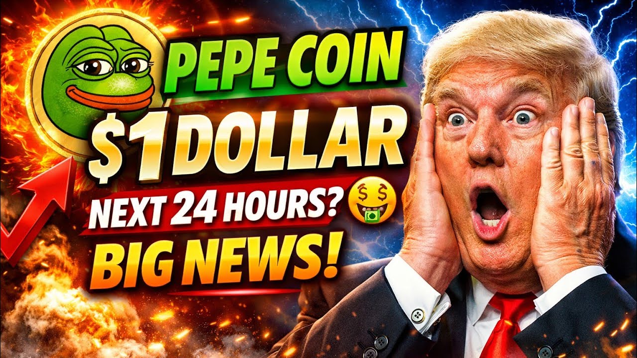 Монета Pepe стоит 1 доллар в течение следующих 24 часов 🤑 Новости о монете Pepe сегодня! Криптова...