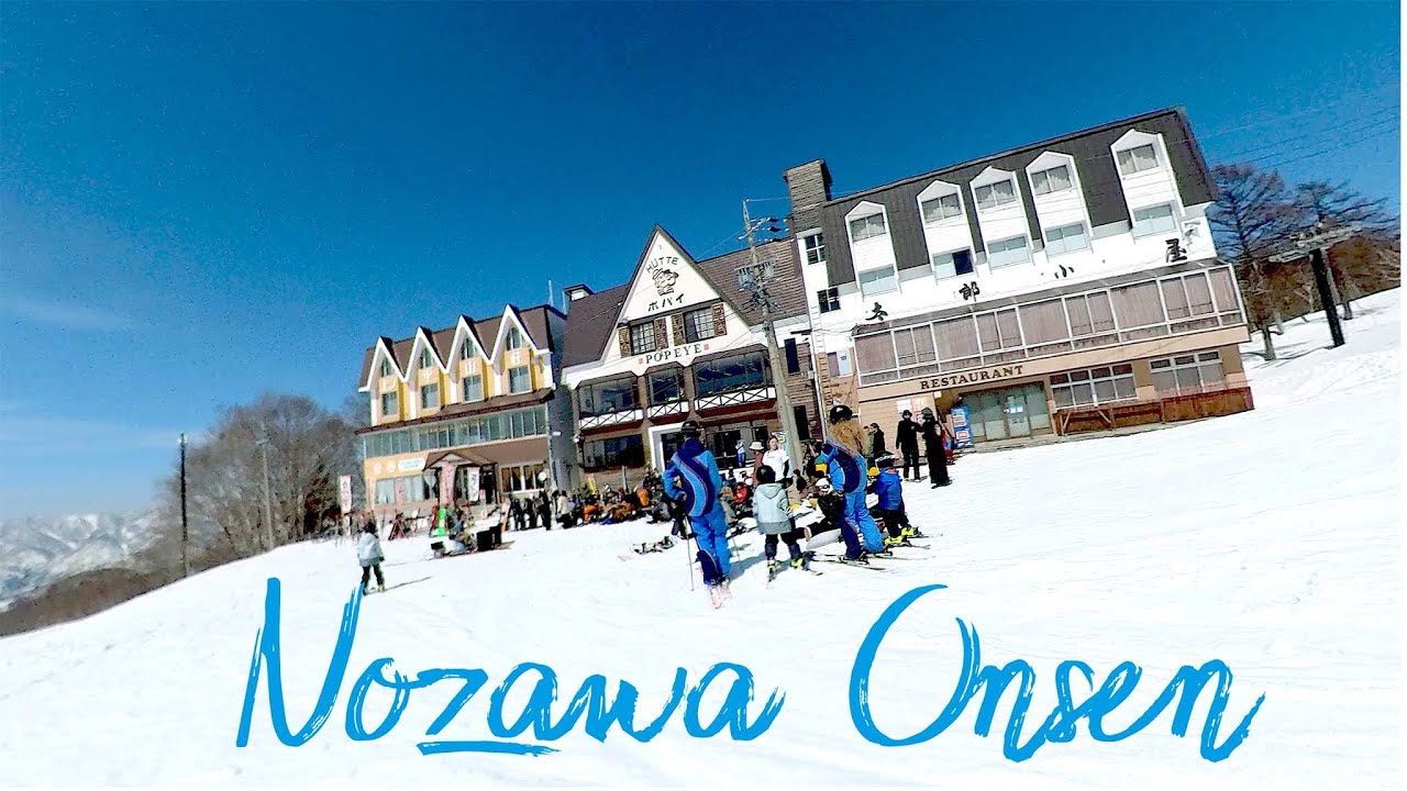 Uenotaira Slope & Paradise Slope / Nozawa Onsen Nagano Japan.
