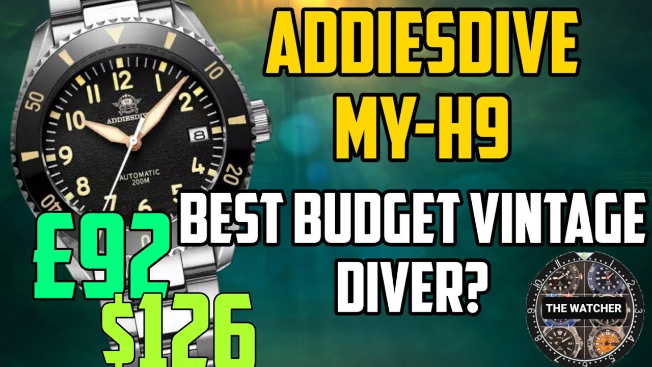 ⭐ADDIESDIVE MY-H9⭐ Best Budget Vintage Diver? | The Watcher