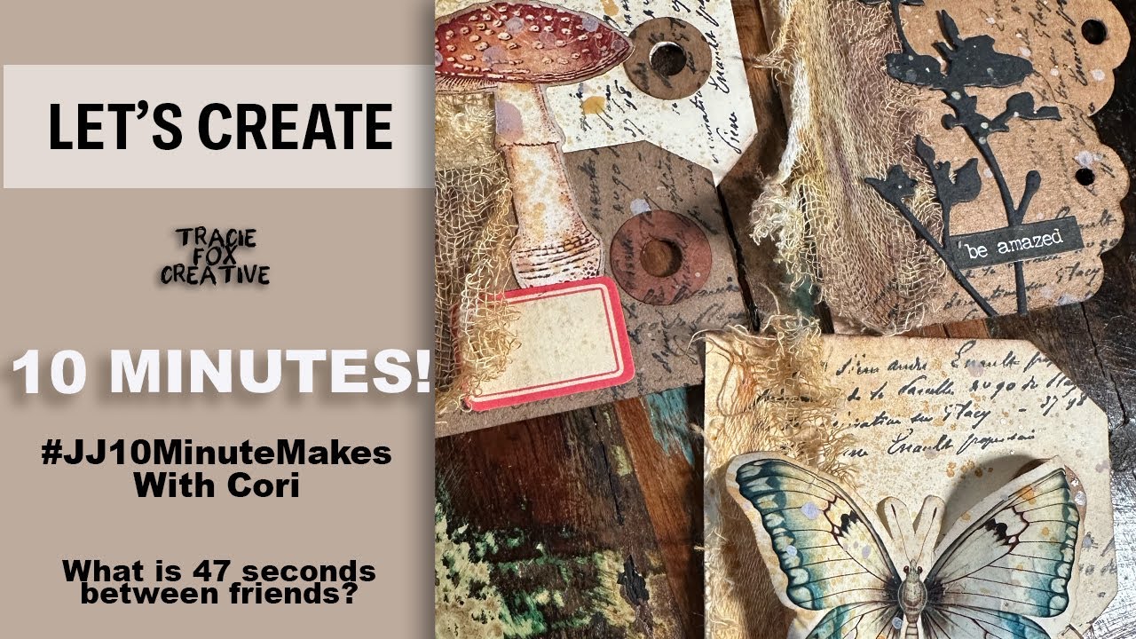 3 Easy Junk Journal Tags in 10 Minutes (Almost!) | #JJ10MinuteMakes with Cori