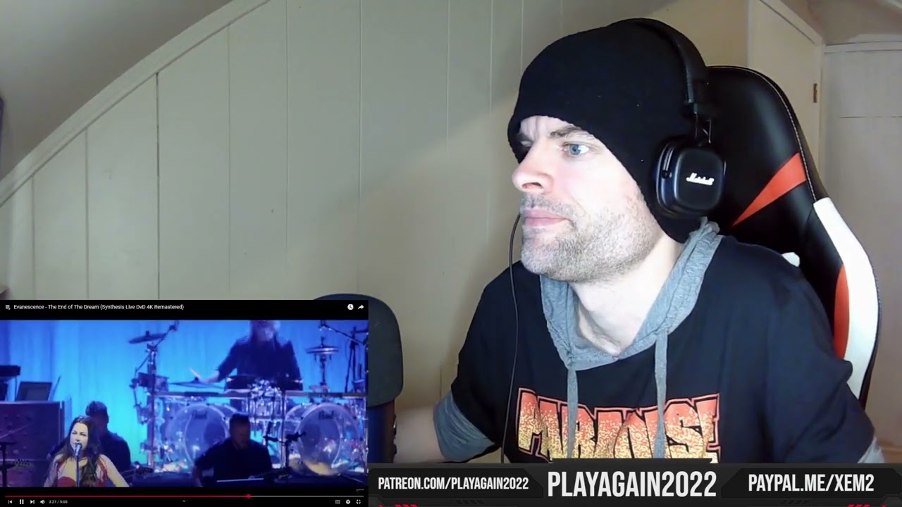 Evanescence - The End of The Dream(Synthesis Live) (First Time Reaction)