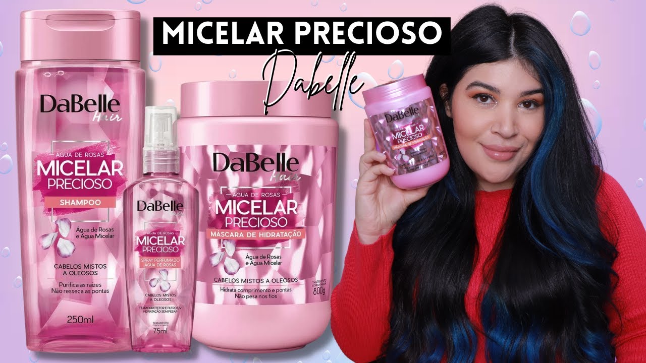 🌹DABELLE MICELAR PRECIOSO: Hidratação para cabelos mistos [Vegano]