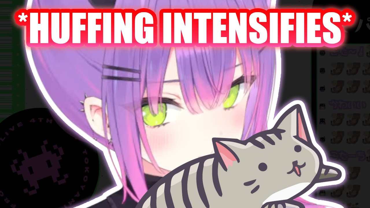 Towa-sama Gets Addicted at Huffing Her Cat (Kota)