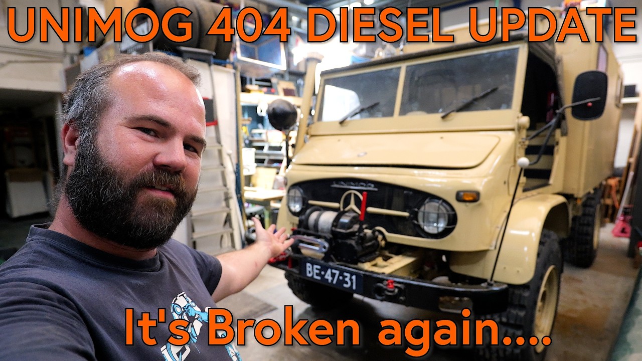 Update on my UNIMOG 404 Diesel! It Need Repairs..... OM617.912