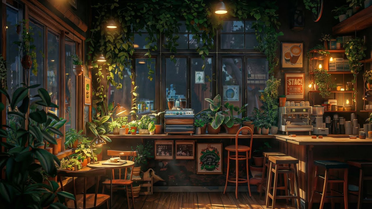 Cozy Lofi Jazz Café ☕ | Chill Jazzhop Beats for Study & Relax