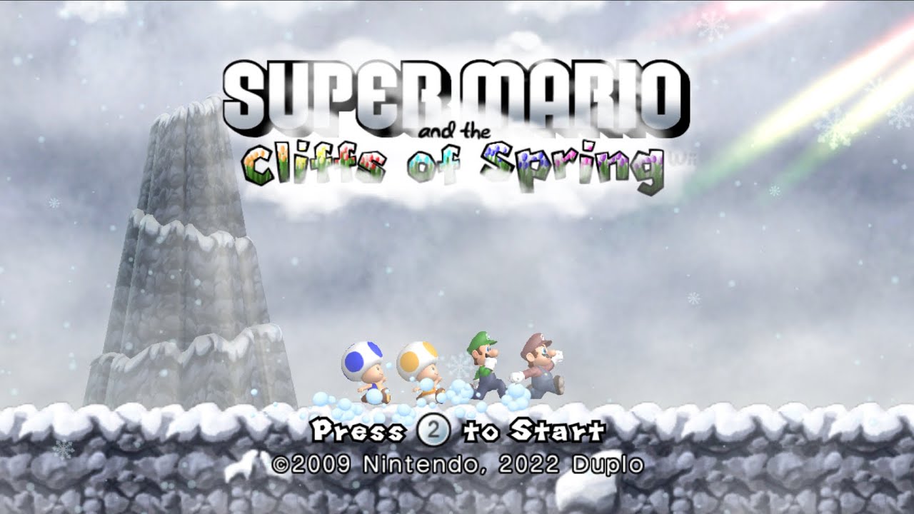 Super Mario and The Cliff of Springs [#1]