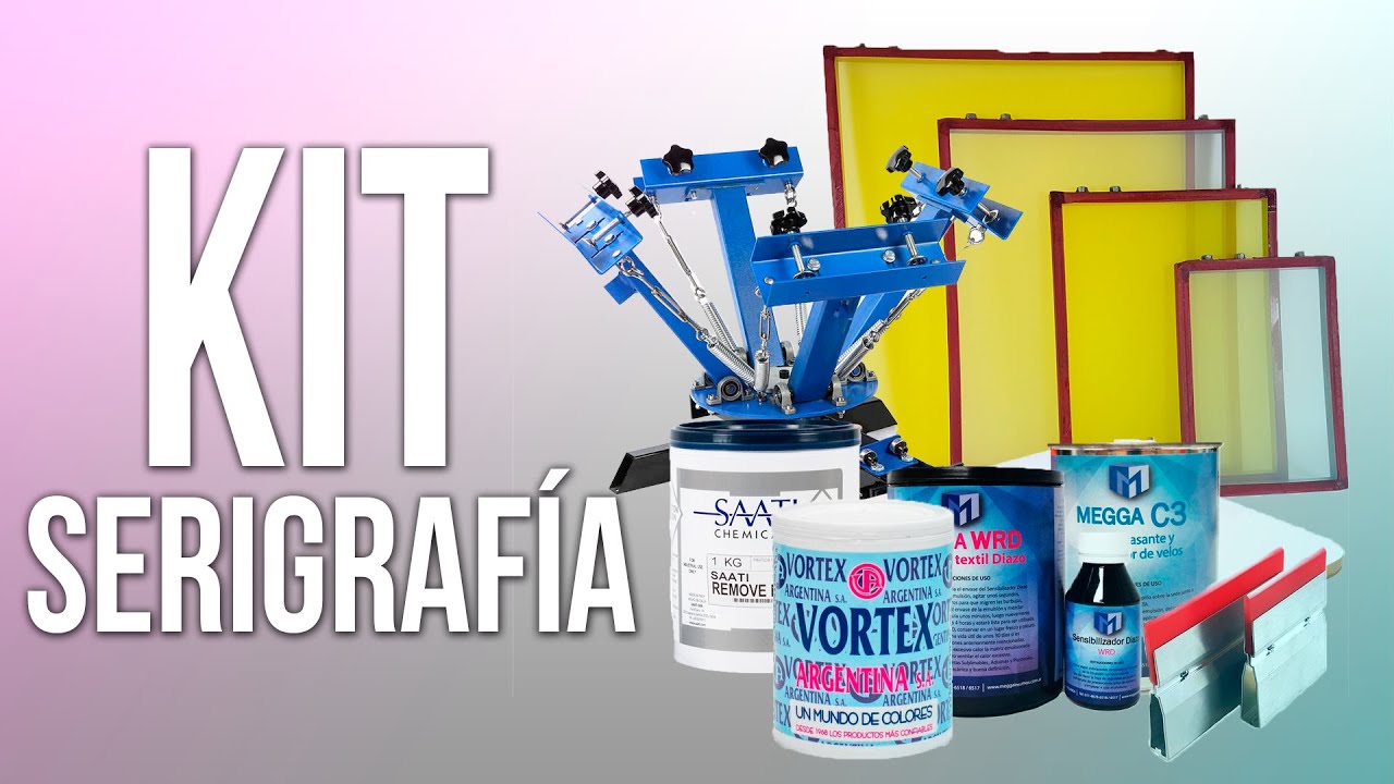 KIT B&Aacute;SICO PARA EMPEZAR/#SERIGRAF&Iacute;A