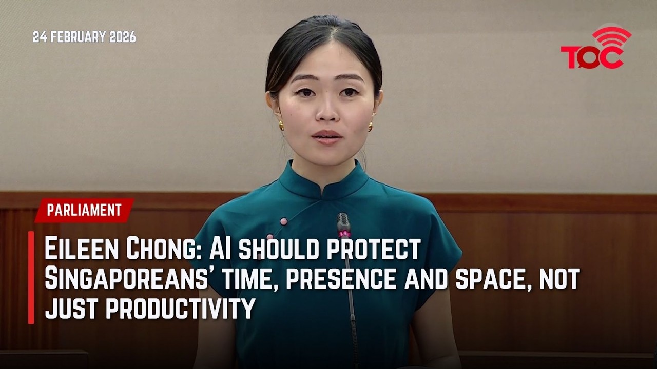 Eileen Chong: AI should protect Singaporeans’ time, presence and space, not just productivity