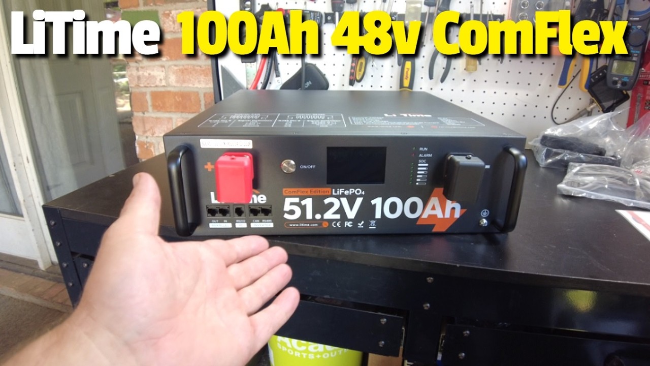LiTime 48V 100Ah ComFlex Server Rack LiFePO4 Battery