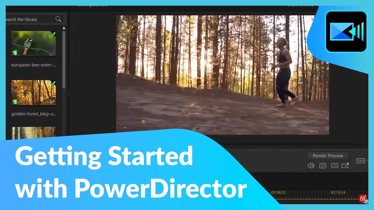 Начало работы с видеомонтажом — основные инструменты PowerDirector для начинающих