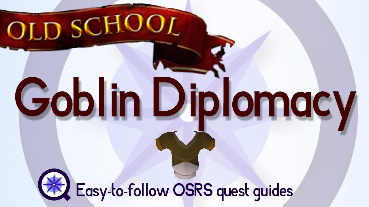 Goblin Diplomacy - OSRS 2007 - Easy Old School Runescape Quest Guide