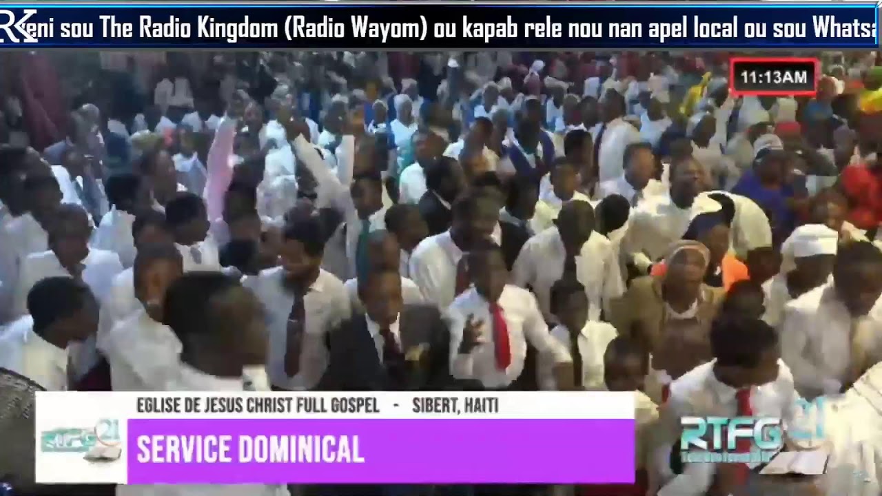 Service Dominical - 23 Janvier 2022 - Eglise de Jésus-Christ Full Gospel