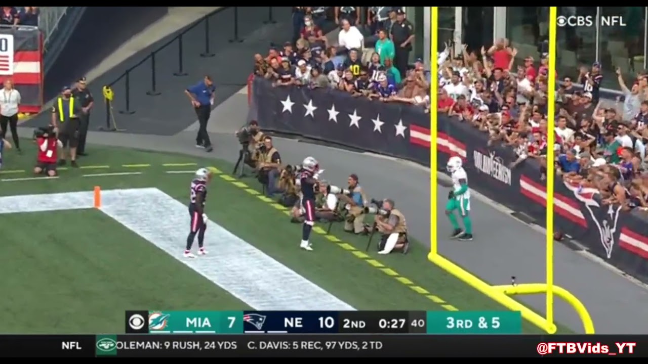 Jalen Mills PBU | Patriots vs Dolphins