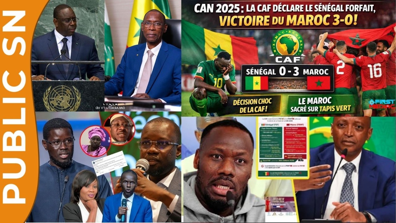 🚨URGENT -  Décision de la CAF : scandale sportif, Pape Thiam, Sadio Mané, prennent leurs…