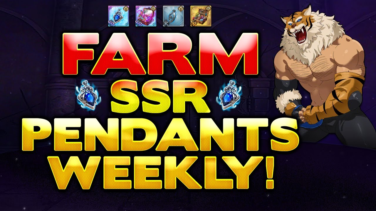 Seven Deadly Sins: Grand Cross | How To Farm SSR Pendants Weekly!