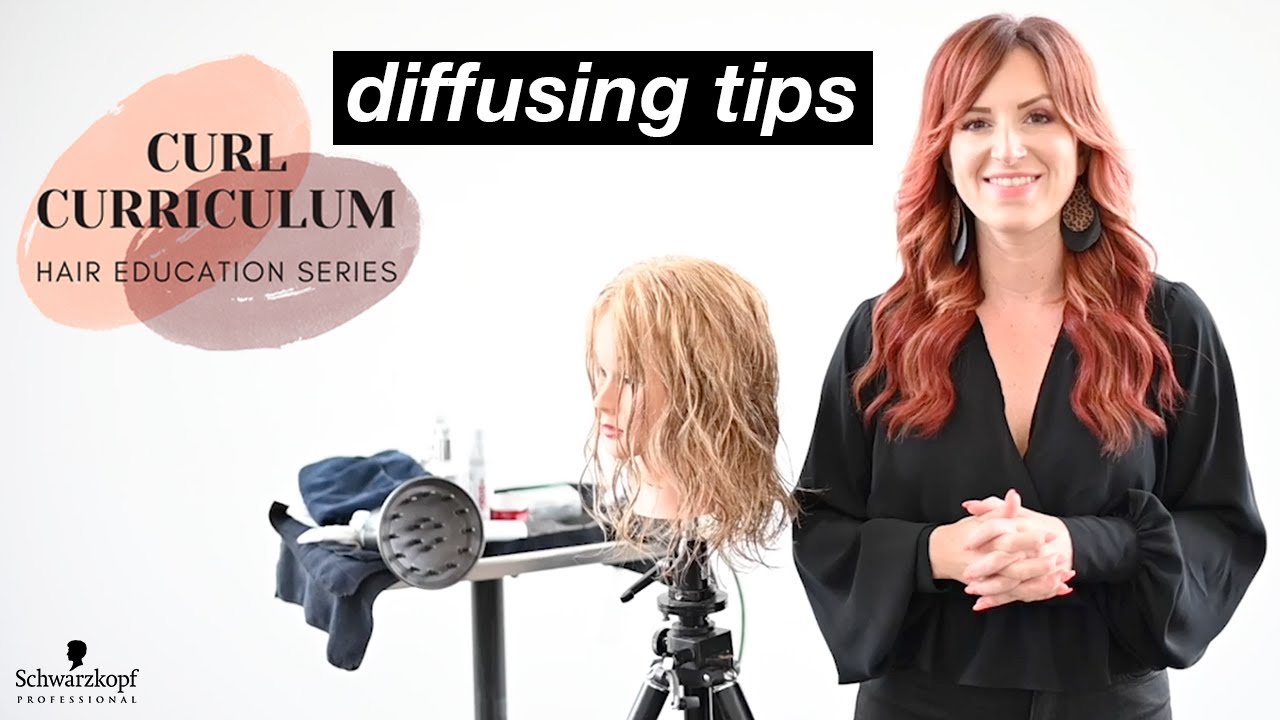 How to Diffuse Curly or Wavy Hair | Curl Curriculum | Schwarzkopf Professional