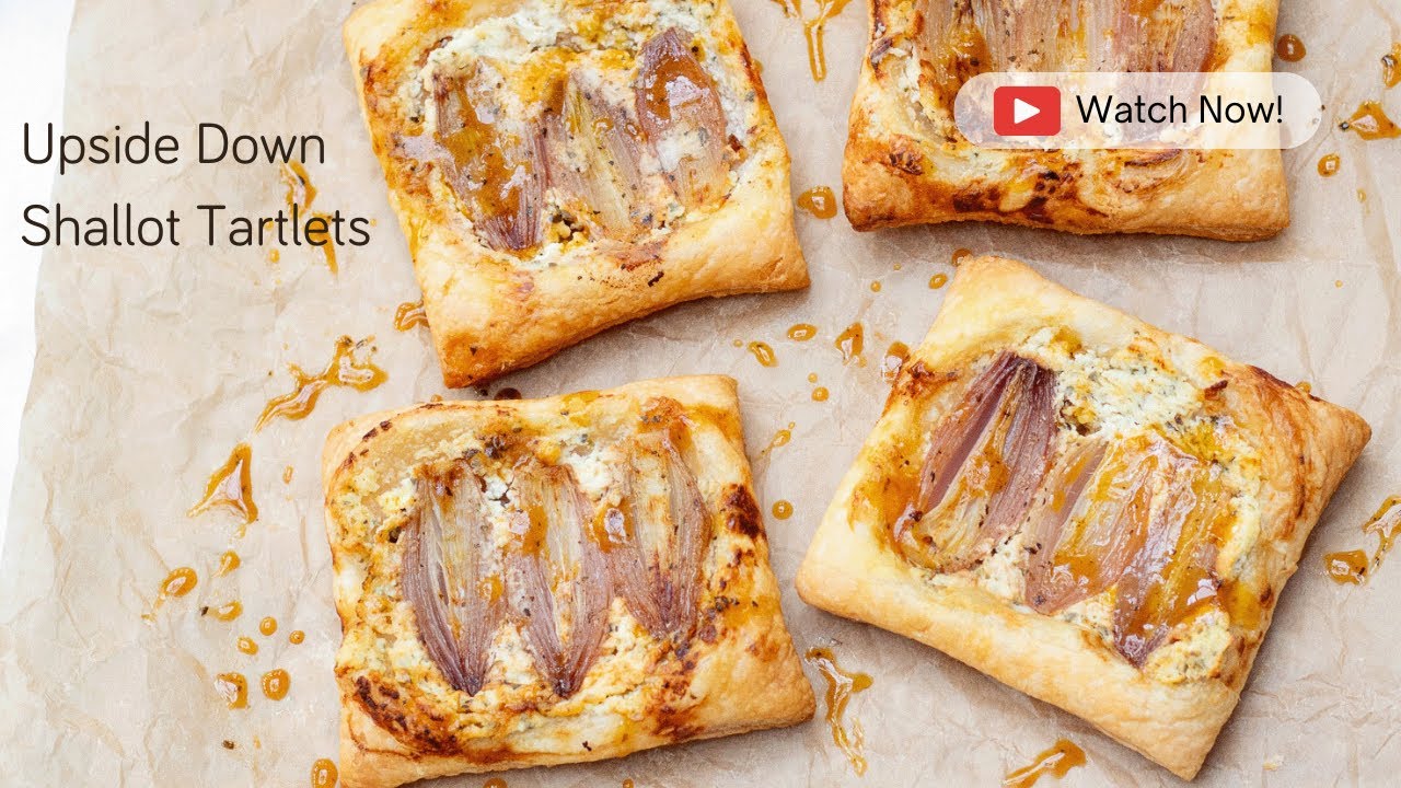 The Viral Upside Down Shallot Tartlet Recipe