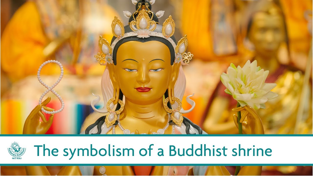 The symbolism of a Buddhist shrine