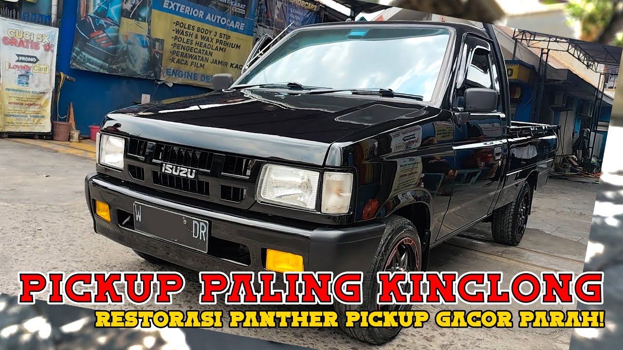 HASIL RESTORASI PANTHER PICKUP, Siap Pulang Mojokerto Dengan Bangga