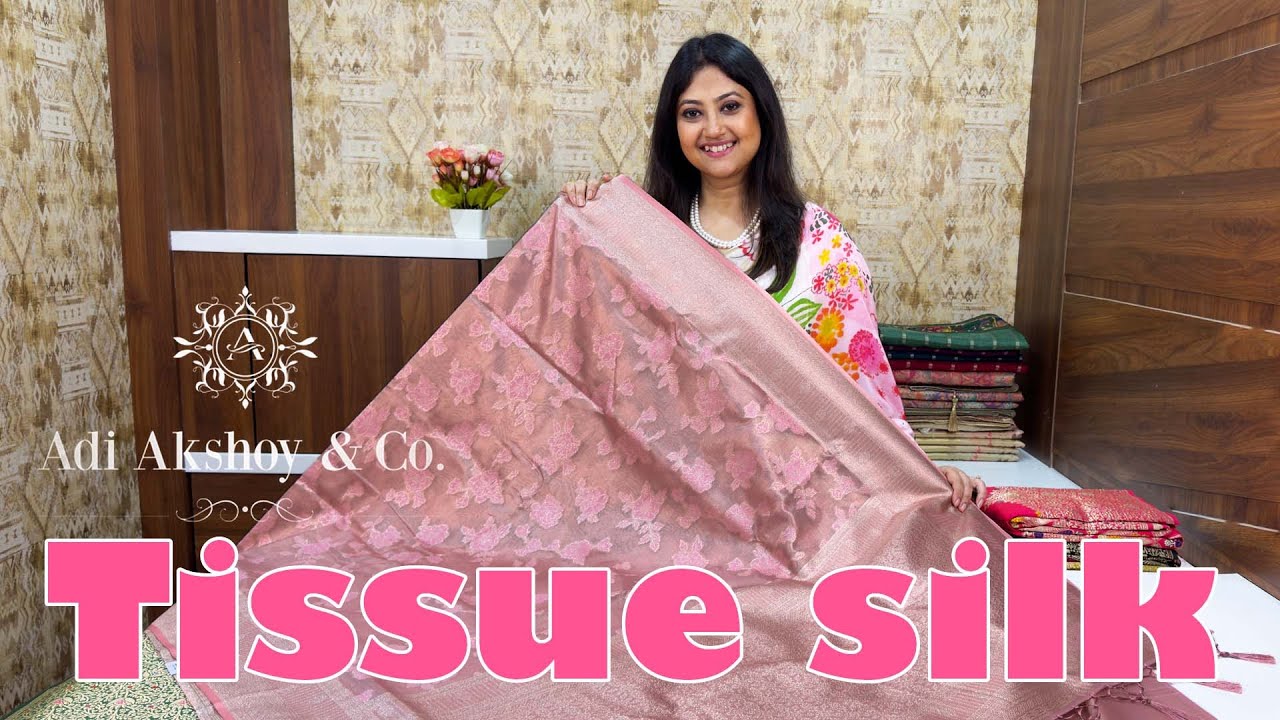 Luxurious Tissue And Katan Silk Sarees By Adi Akshoy & Co #katansilk #tissue