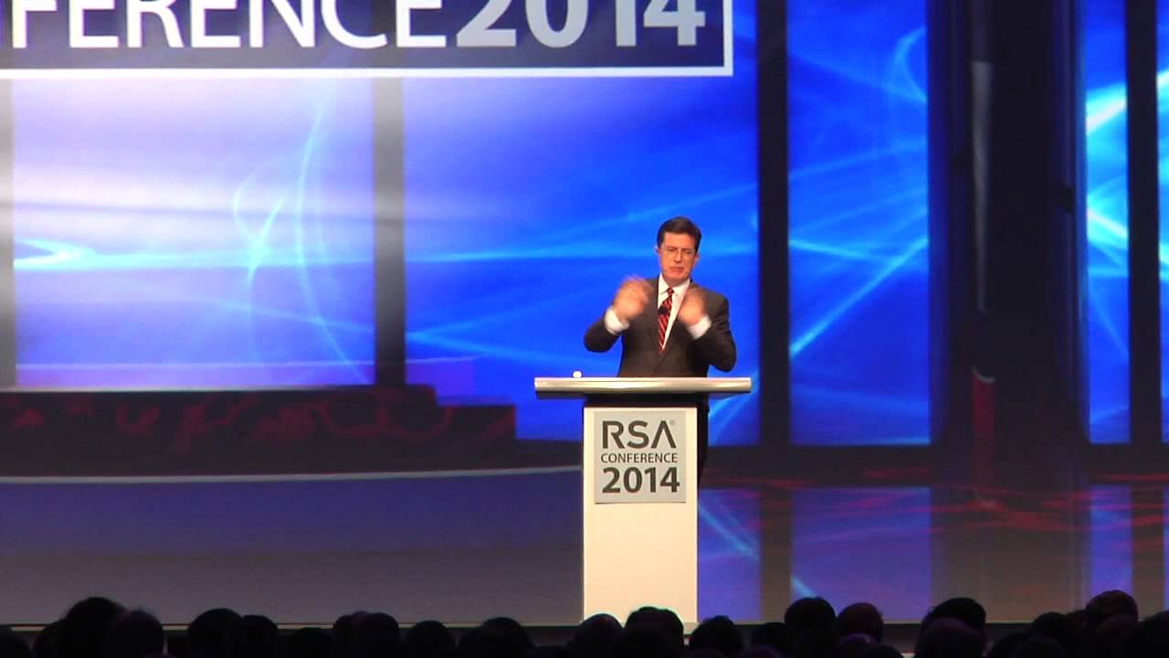 Stephen Colbert pitches own security solution at RSA Conference
