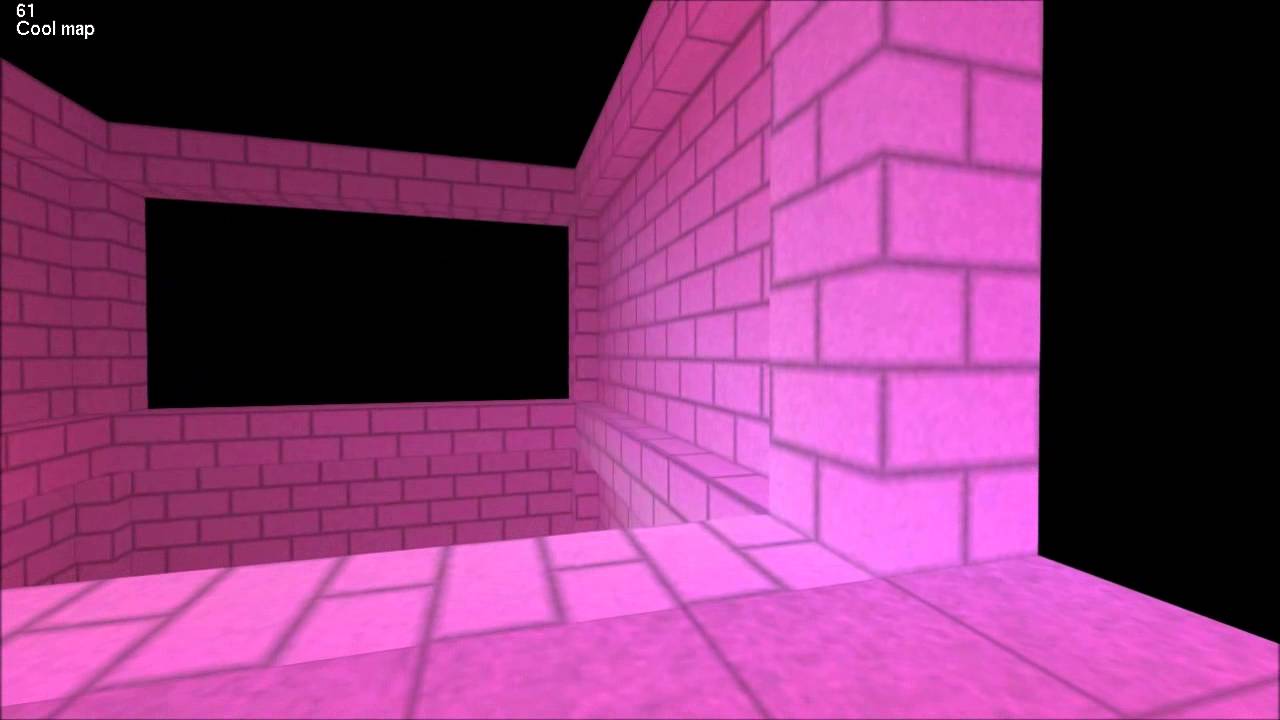 C++ 3D game engine with simple lighting