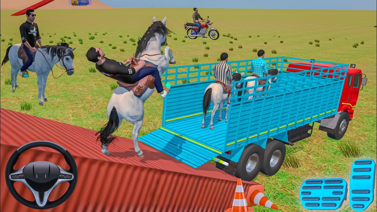 HE ALMOST FELL! 😱 Extreme High-Ramp Horse Loading Challenge in 