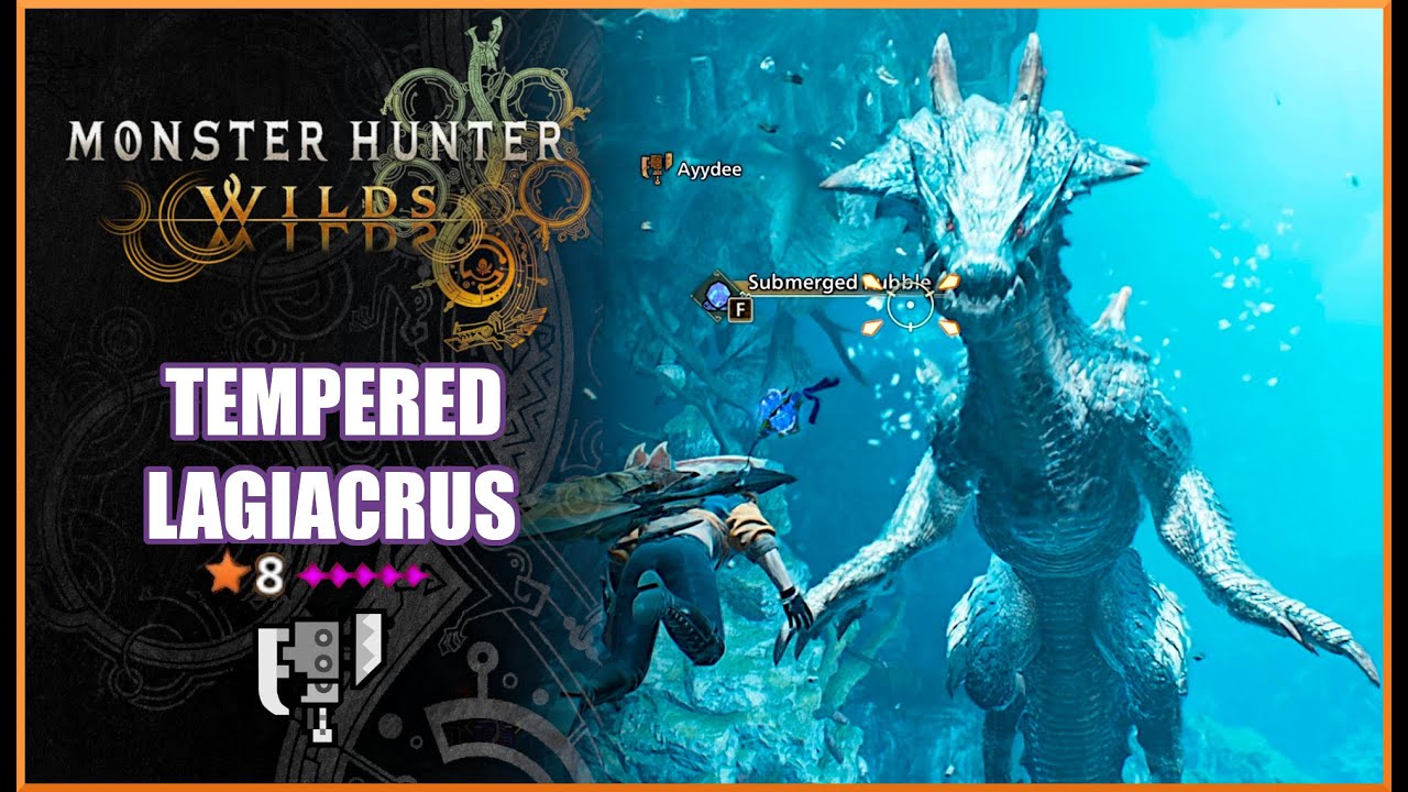 MH Wilds - Tempered Lagiacrus | Switch Axe