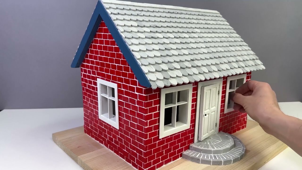 DIY Mini house with mini bricks