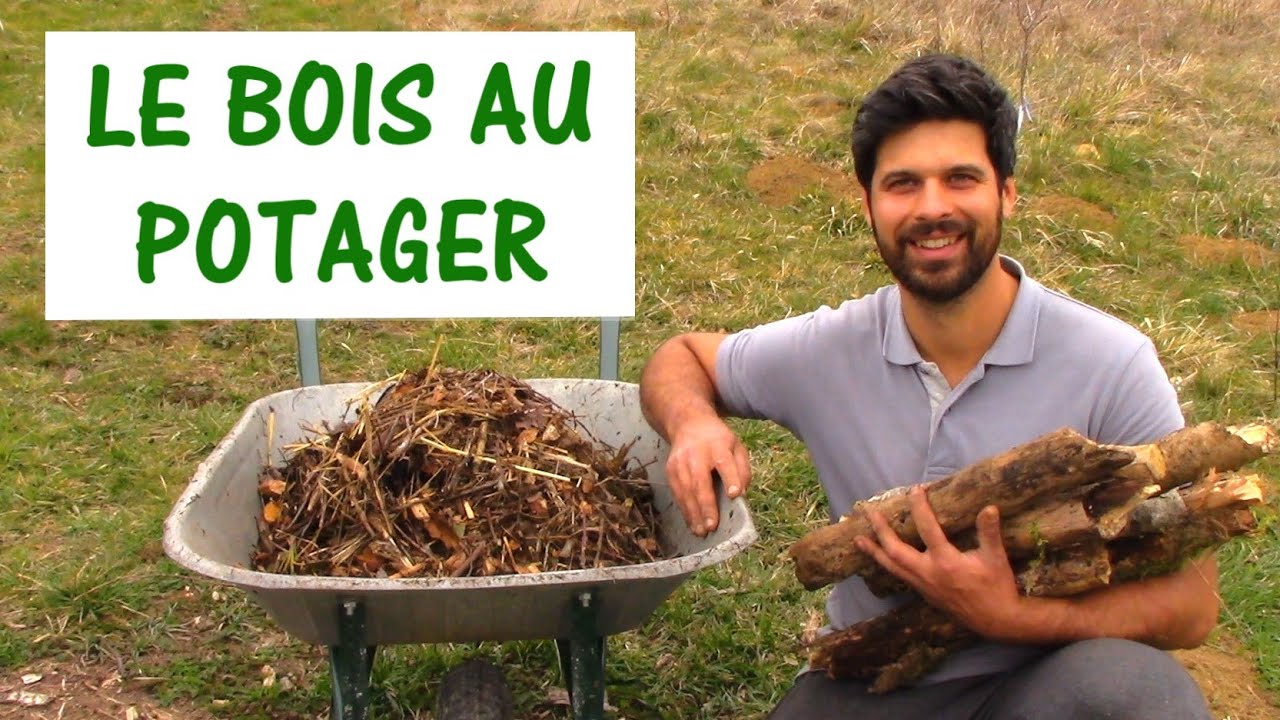 LE BOIS AU POTAGER / BRF, sciure,...