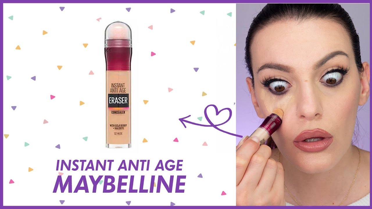CORRETTORE PER CONTORNO OCCHI SECCO? Instant Anti Age Cancella età Maybelline | Test & Tell