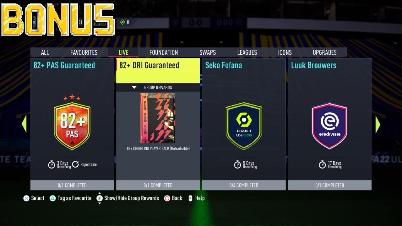 FIFA 22 - DRIBBLING 82+ REQUIREMENTS SBC