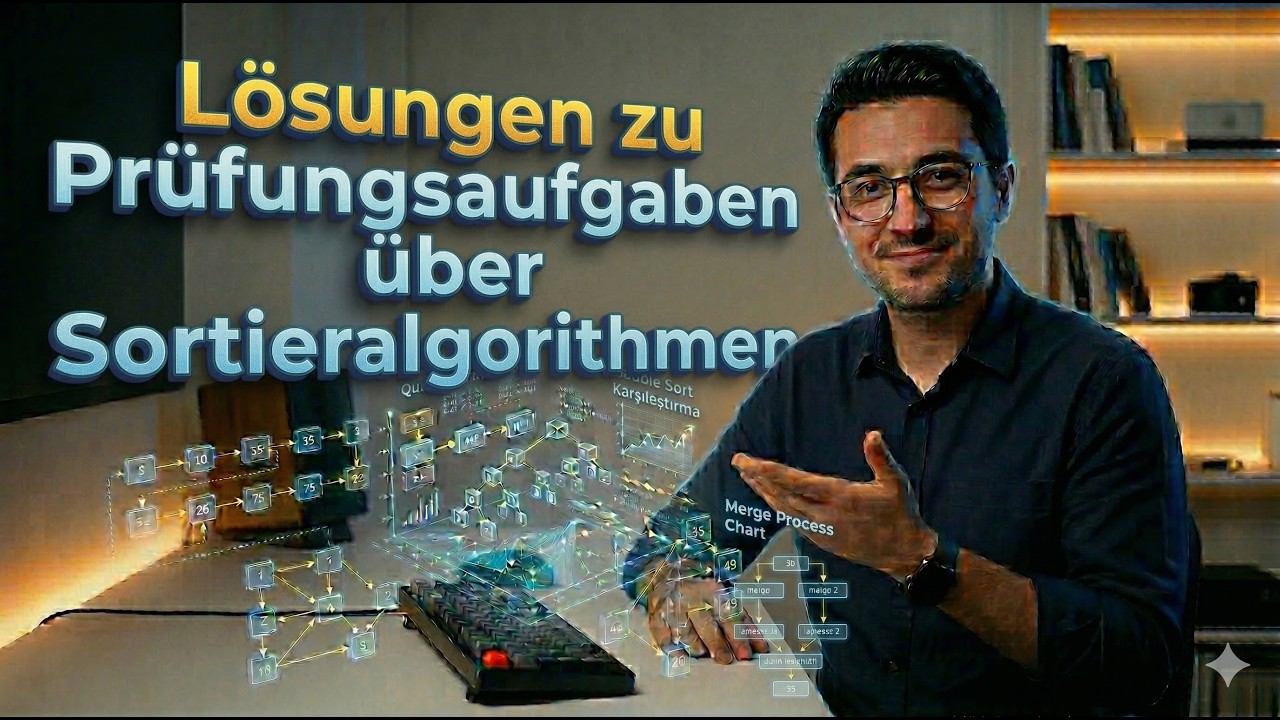 Lösungen zu Prüfungsaufgaben über Sortieralgorithmen