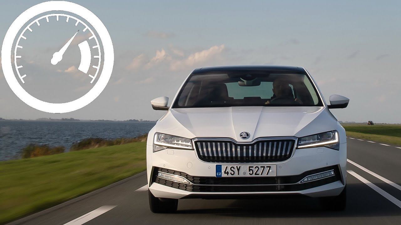 Skoda Superb iV Plug-In Hybrid acceleration: 0-60 mph, 0-100 km/h up to max speed :: [1001cars]