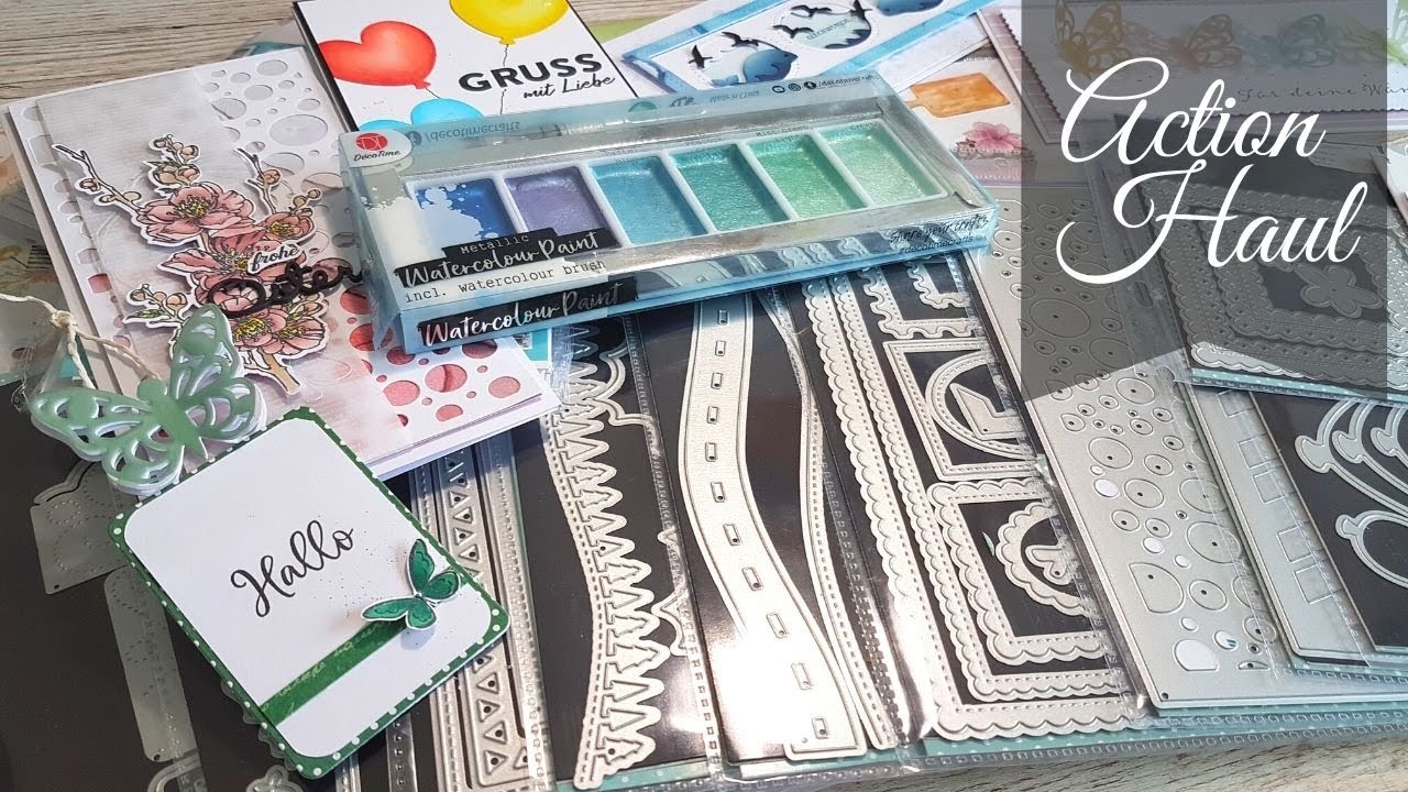 Action Haul I Slimline Stanzen, Sticker und Metallic Farben inkl. ersten Ideen