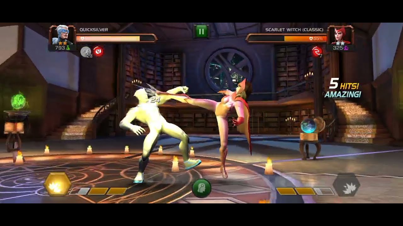 Quicksilver VS Scarlet Witch (Classic) | Marvel Contest Of Champions