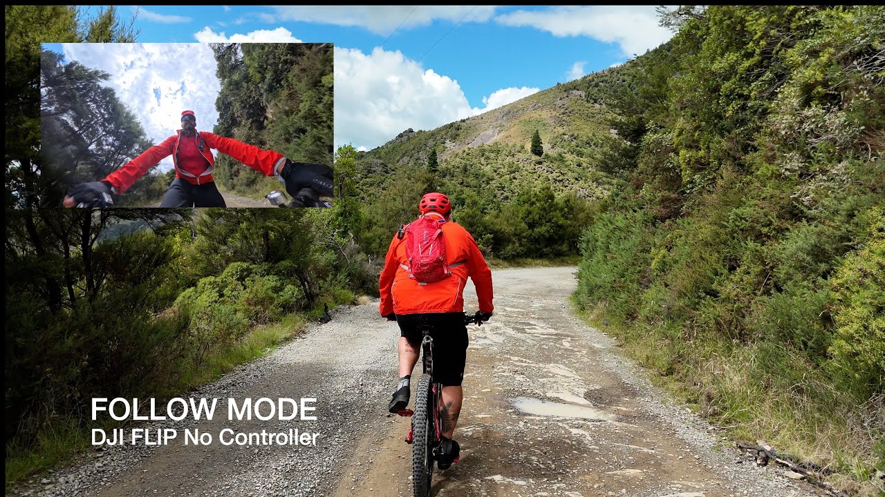 DJI Flip  Follow and Direction Track - Mountain Bike - Real World Test - Shocking Results!