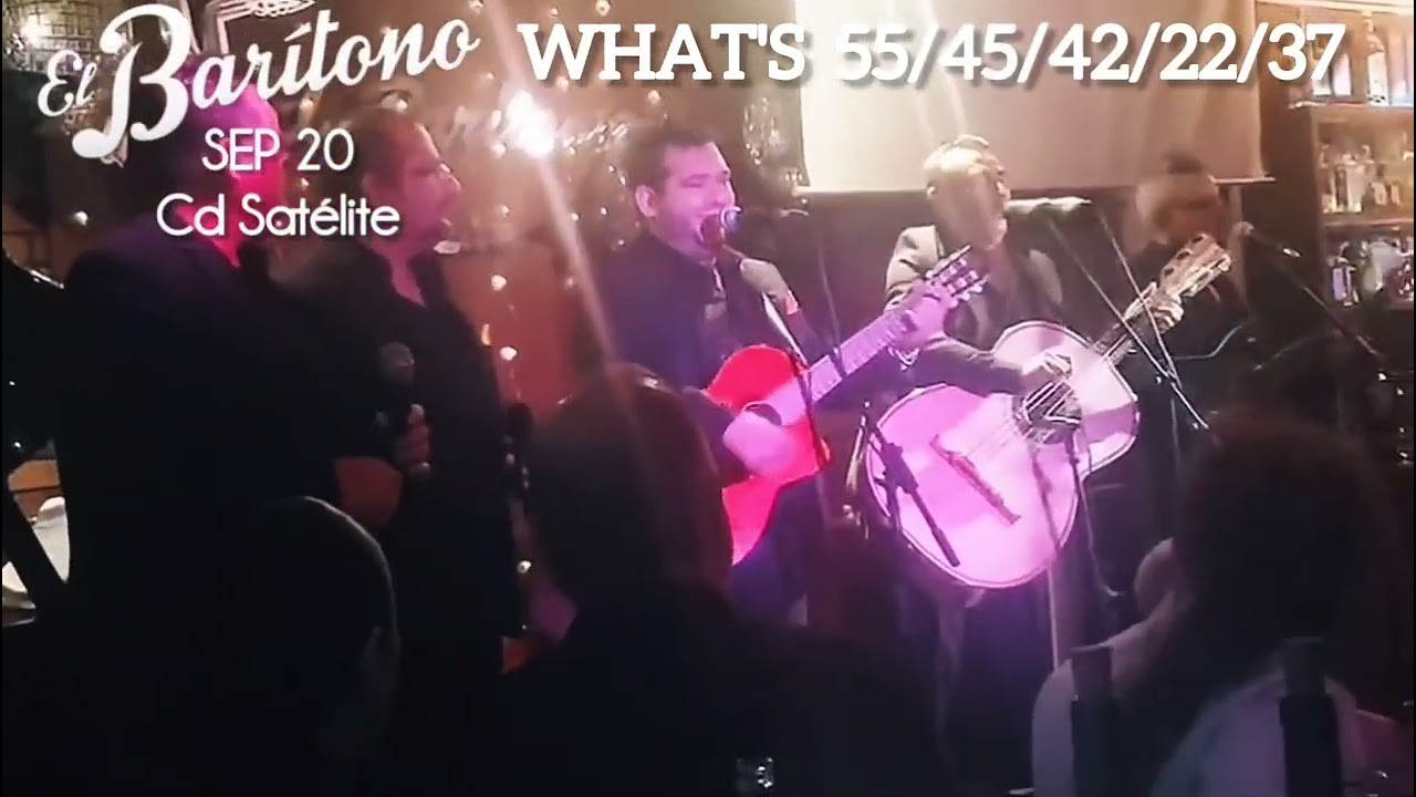 LOS PALADINES en EL BARÍTONO  20 de SEPTIEMBRE/ What's 5545422237