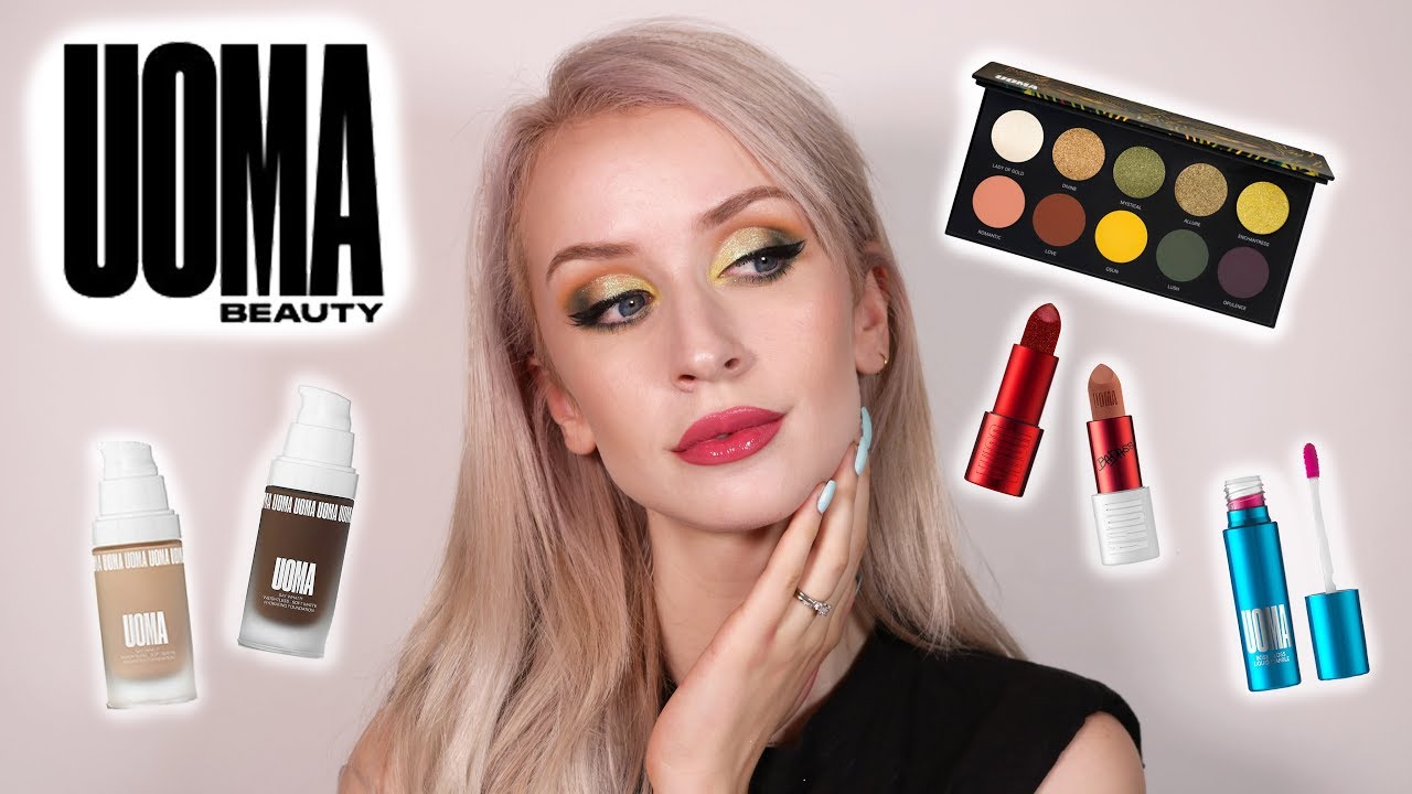 NEW BRAND ALERT! Trying Every UOMA BEAUTY Product